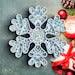 3D Snowflake SVG DXF 4 Layer - Christmas Svg-Rishasart