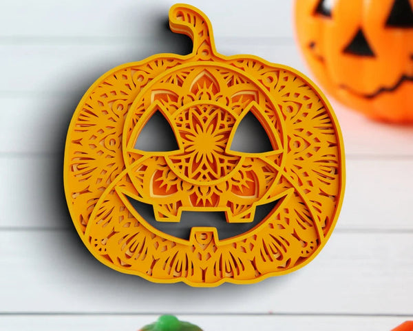 3D Fall SVG DXF Bundle - Pumpkin Svg-Rishasart