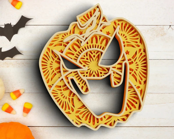 3D Fall SVG DXF Bundle - Pumpkin Svg-Rishasart