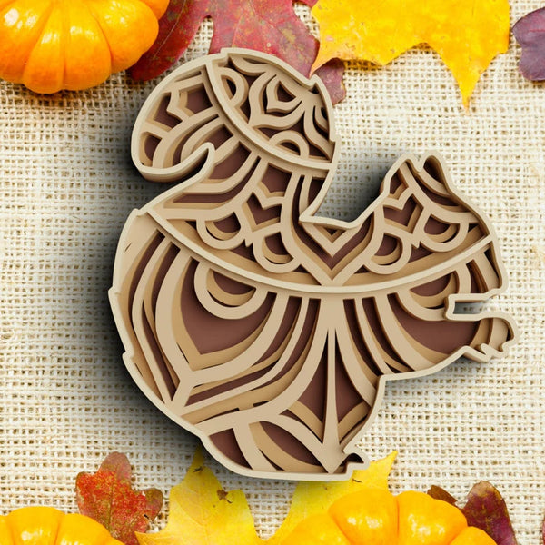 3D Fall SVG DXF Bundle - Pumpkin Svg-Rishasart