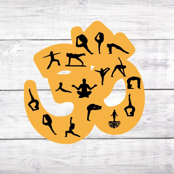 Yoga svg Mandala Svg Meditation Svg Spiritual Svg, Om Symbol, Yoga Poses Svg Yoga gift Mandala Clip art, *Instant Download*-Rishasart