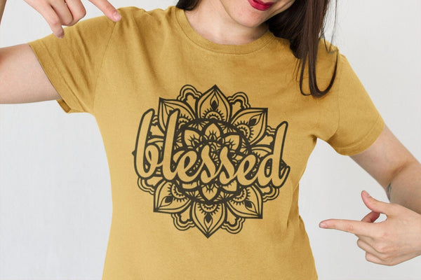 Blessed Mandala SVG - SVG Files for Cricut-Rishasart