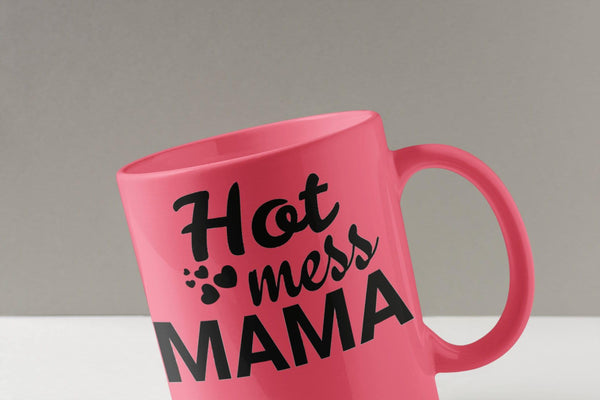 Hot Mess Mama SVG  - Mama Sweatshirt-Rishasart