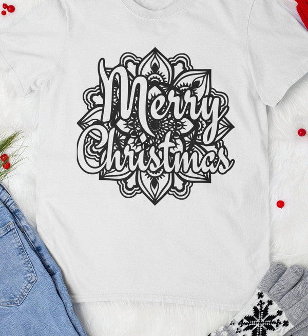 Merry Christmas SVG - Mandala SVG - SVG Files for Cricut-Rishasart