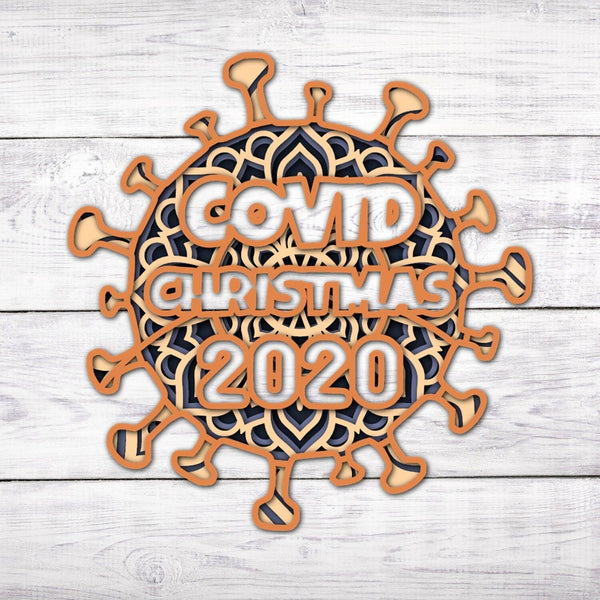 3D SVG  - Christmas Ornament SVG-Rishasart