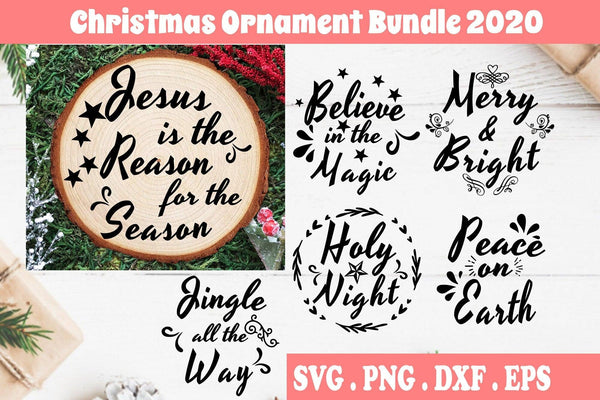 Christmas Ornament SVG - Christmas Bundle SVG-Rishasart