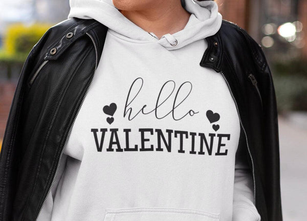 Valentine SVG - Hello Valentine Svg - Valentines day Svg files for Cricut Projects-Rishasart