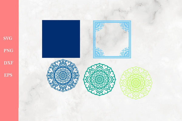 3D Shadow box SVG - Layered Mandala Svg - 3D Mandala Svg files for Cricut-Rishasart