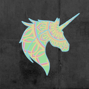 Unicorn Face Svg 5 Layer - Unicorn Mandala SVG - 3D Layered Svg files for Cricut-Rishasart