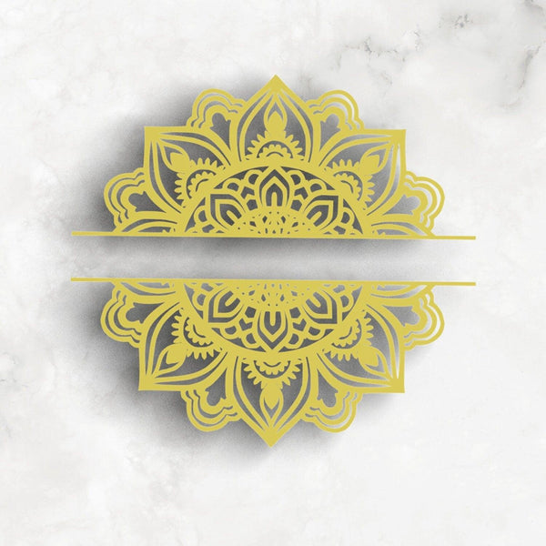 Floral Mandala SVG DXF- Laser Cut Mandala Svg-Rishasart