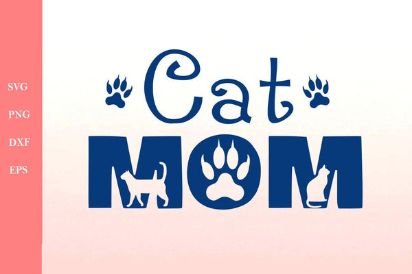 Cat Mom Svg - Mothers Day Svg-Rishasart