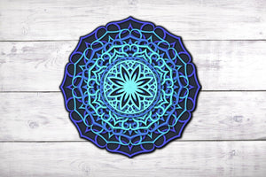 3D Flower Mandala SVG - 3D Mandala Svg-Rishasart