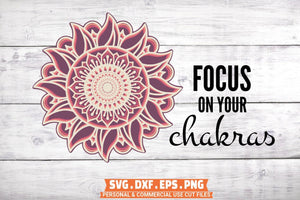 3D Mandala SVG Bundle - Chakra SVG - Cricut Projects-Rishasart