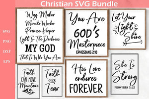 Christian SVG Bundle - Christian Quotes svg  for Cricut Projects-Rishasart