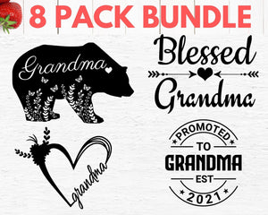 Grandma SVG Bundle - Nana SVG-Rishasart