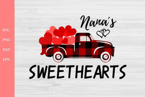 Nanas Sweetheart SVG - Valentines Svg files for Cricut-Rishasart